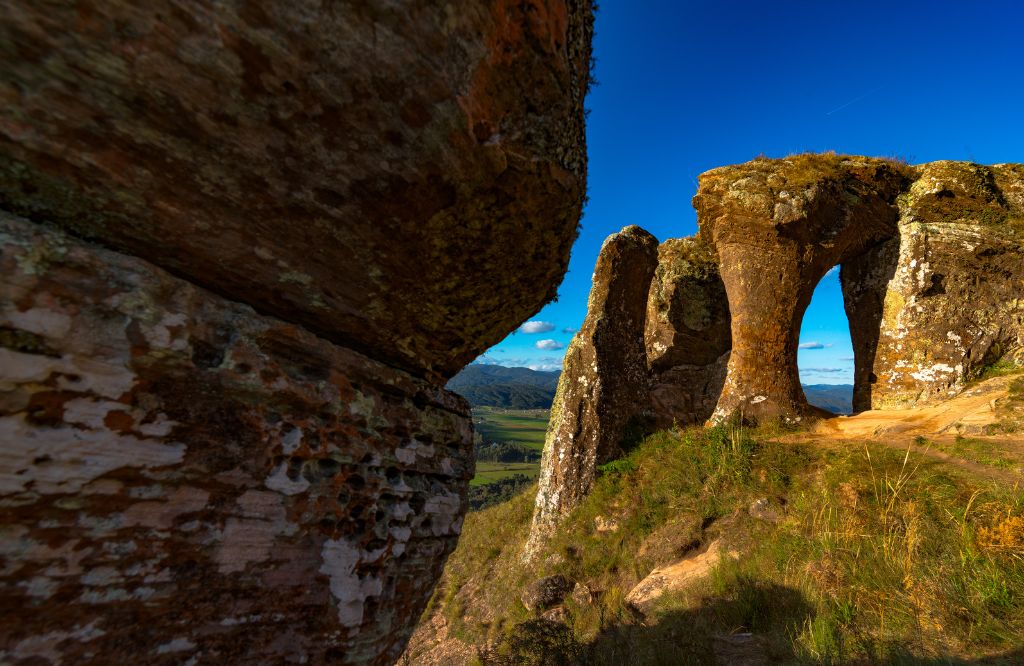 Pedra Furada na Serra Catarinense